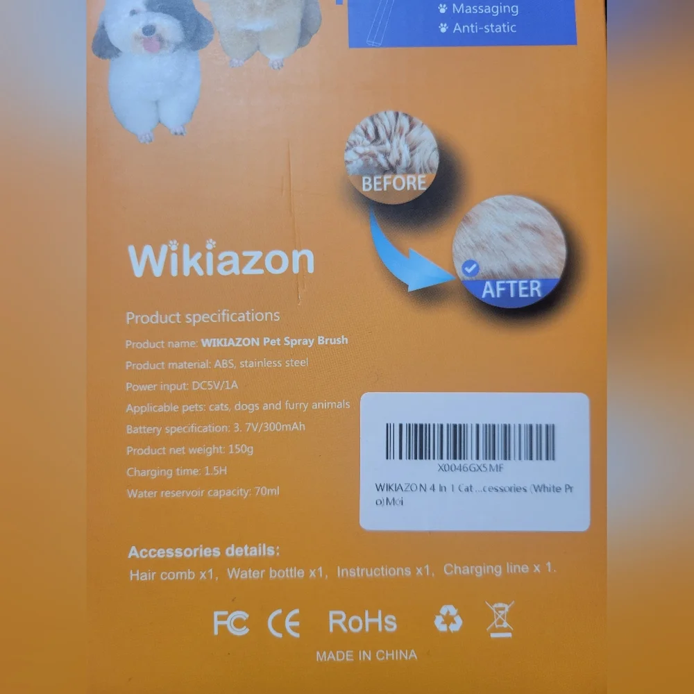 Wikiazon Pets Grooming Kit